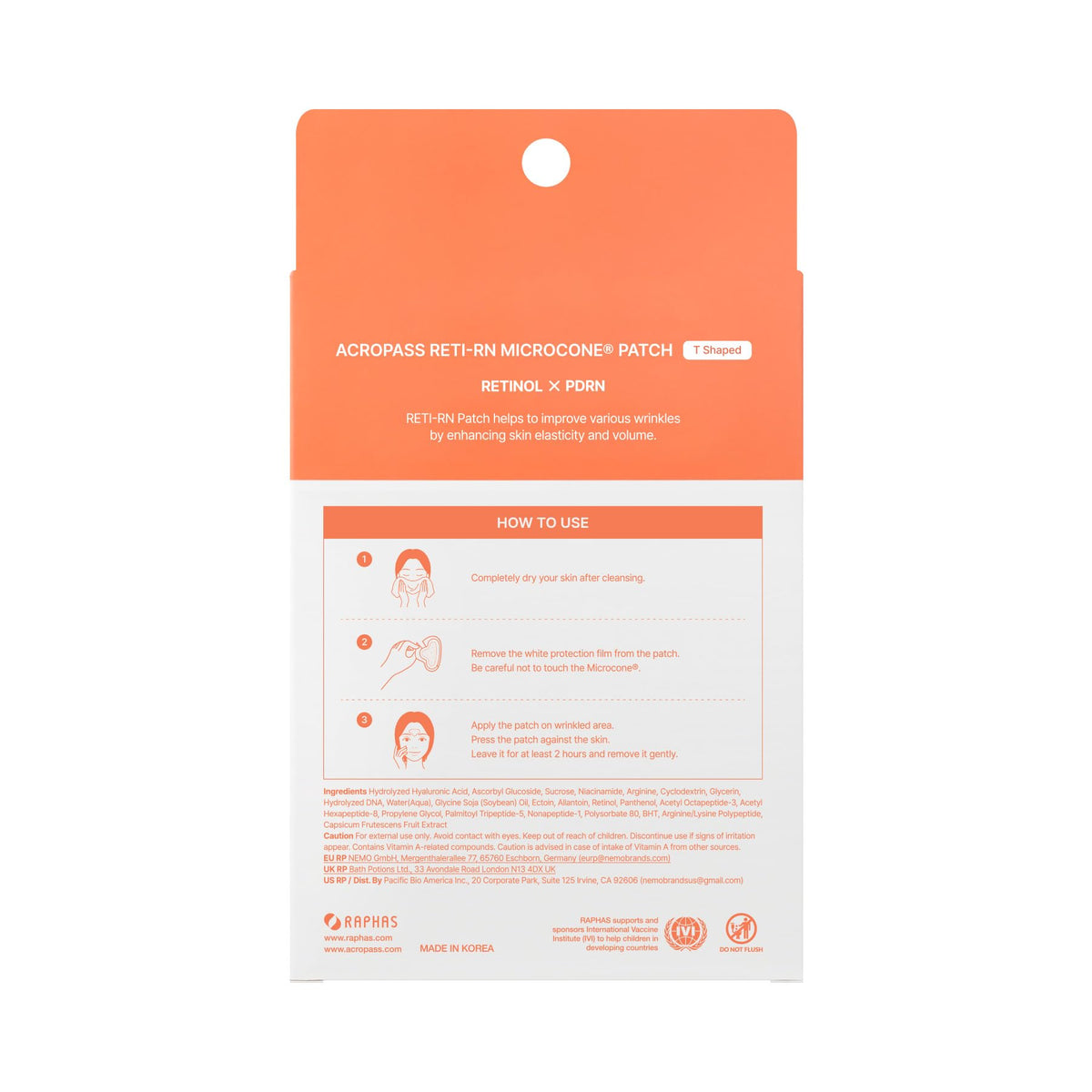 Acropass RETI-RN in nighttime routine setting for overnight treatment