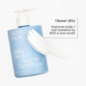 ACT+ ACRE texture discharged from pump, displays lightweight conditioner and easy spread