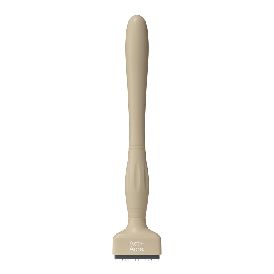 ACT+ ACRE front view of dermastamp showing compact ergonomic design and easy handling