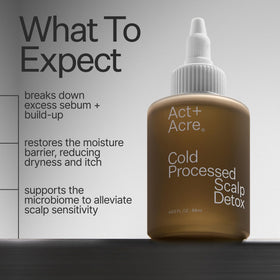 ACT+ ACRE close-up of amber bottle and dropper for precise dosing