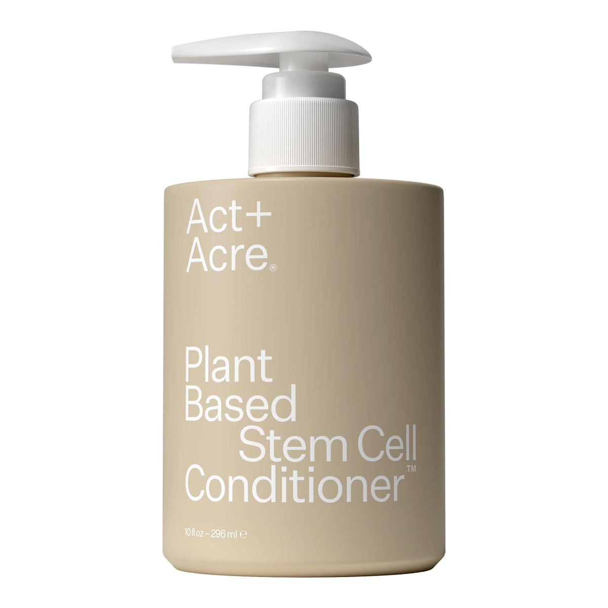 Act+Acre bottle front view showing label and elegant packaging, promotes trust