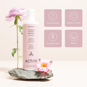 ACTIIV bottle in bathroom lifestyle scene suggesting everyday use