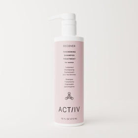 ACTIIV pump and label detail highlighting product name and benefits