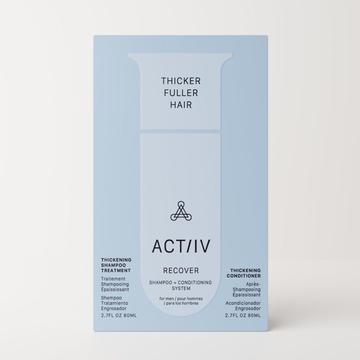 ACTIIV Recover shampoo texture close-up highlighting gentle, plant-derived lather