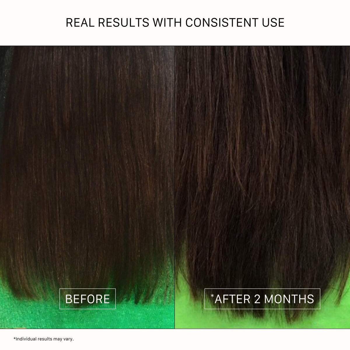 ACTIIV conditioner applied to wet hair in shower illustrating detangling and smoother finish