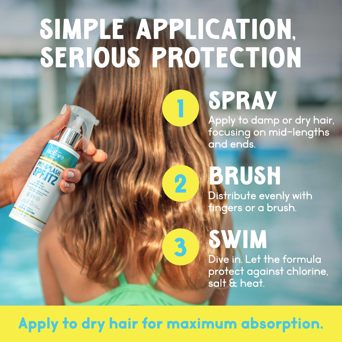 Active COCO used on beach by swimmer showing coastal lifestyle protection benefit