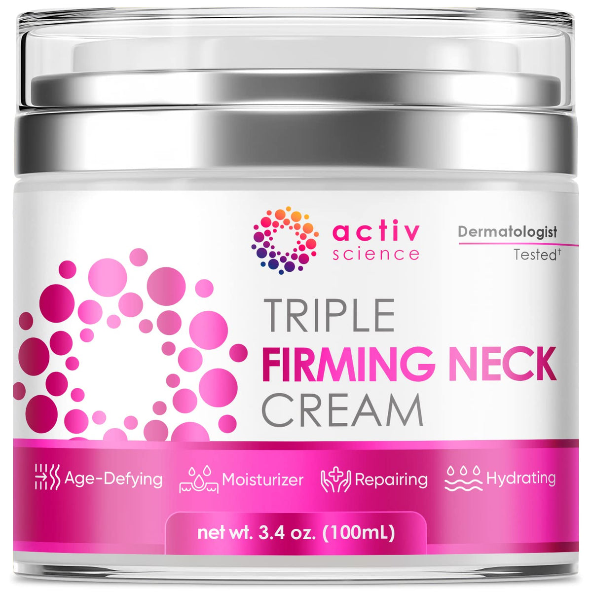 ACTIVSCIENCE front packaging showing product name and size, communicates trust