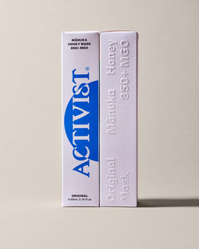 ACTIVIST honey mask texture close-up highlighting rich viscosity for deep hydration