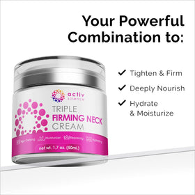 ACTIVSCIENCE open jar revealing creamy texture and hydration