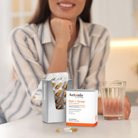 Actonis capsule texture close-up highlighting purity and potency