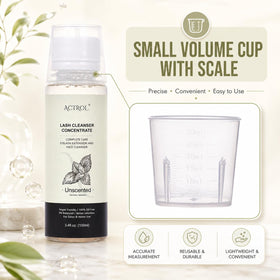ACTROL lifestyle aftercare kit display showing retail-ready bottles for client take-home