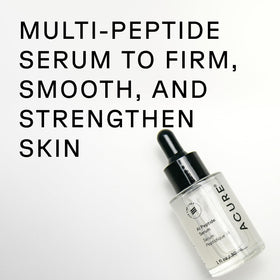 Acure pipette dispensing serum drop highlighting precise application benefit
