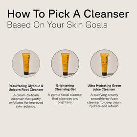 Acure in bathroom setting showing daily skincare routine