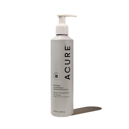 Acure front label showing conditioner benefits and size for easy selection