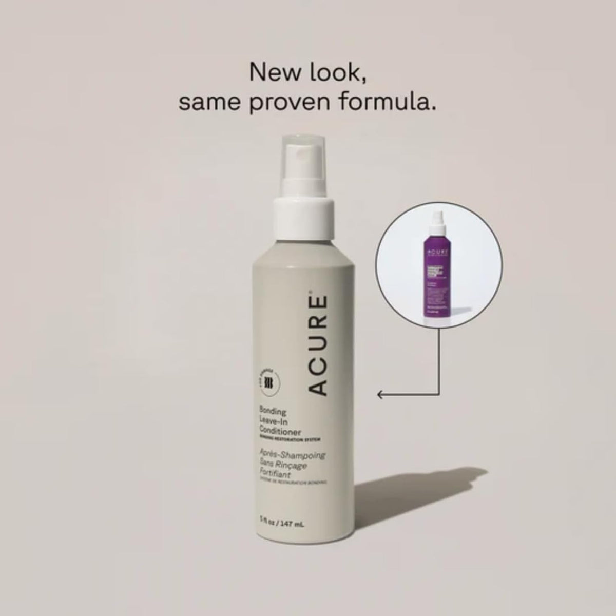 Acure spray action mist demonstrating even coverage and easier detangling benefit