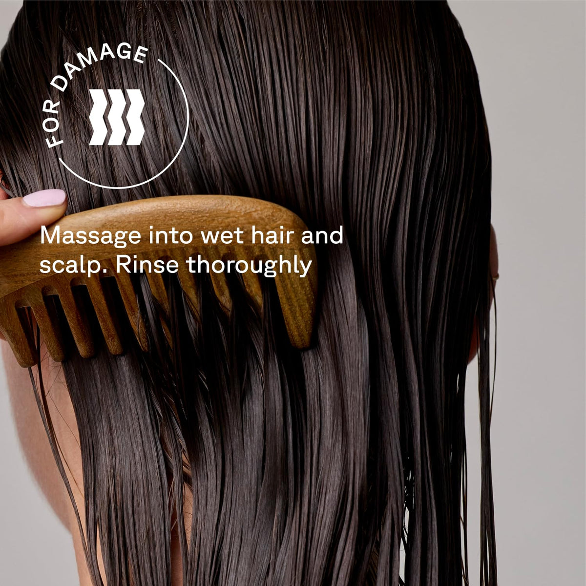 Acure Bonding Shampoo avocado oil drop illustrating nourishment and shine