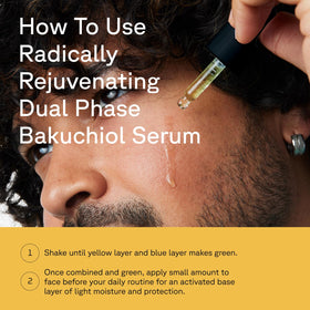 Acure serum shown next to moisturizer to illustrate layering and routine compatibility