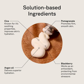 Acure argan oil droplet next to cream for nourishing hydration