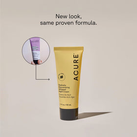 Acure whipped cream texture close-up conveying lightweight, fast absorption
