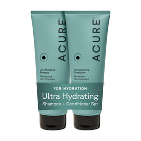 Acure front packaging duo shows both bottles and clear product identity and benefit