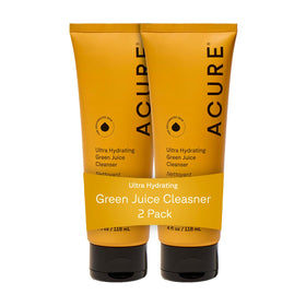 Acure front packaging showing cleanser and benefits