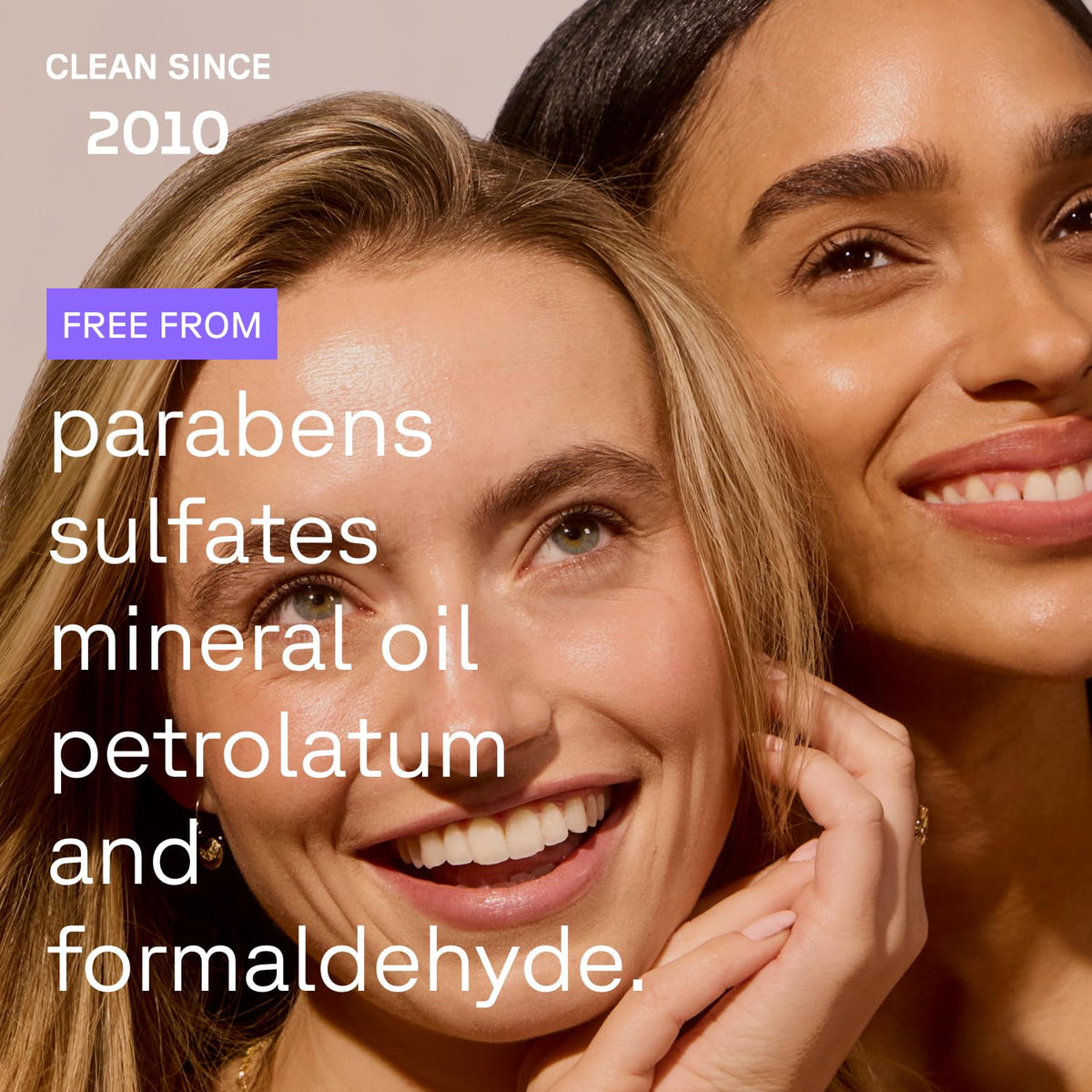 Acure ingredient label closeup showing ferulic acid and vitamin C benefits