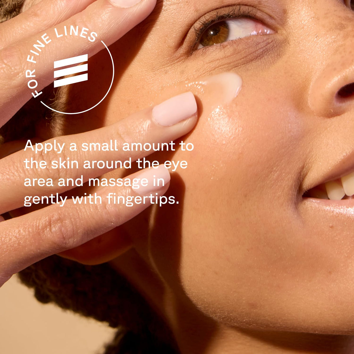 Acure resilience eye balm cap and label detail showing clean formulation benefits