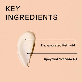 Acure resilience eye balm with avocado oil ingredient highlighting nourishment