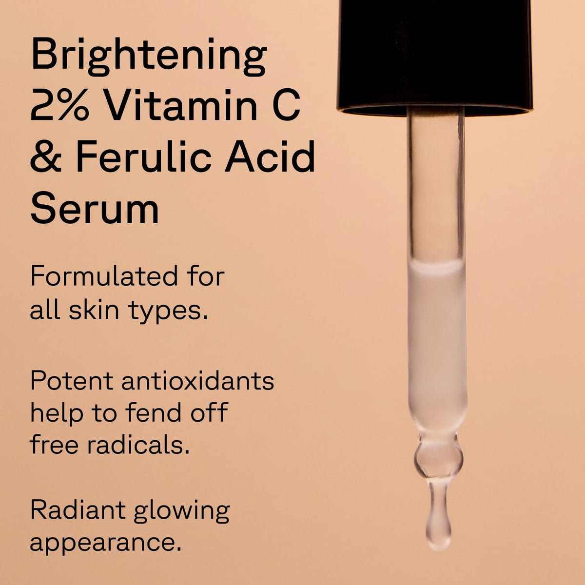 Acure serum texture close-up highlighting lightweight absorbent texture benefit