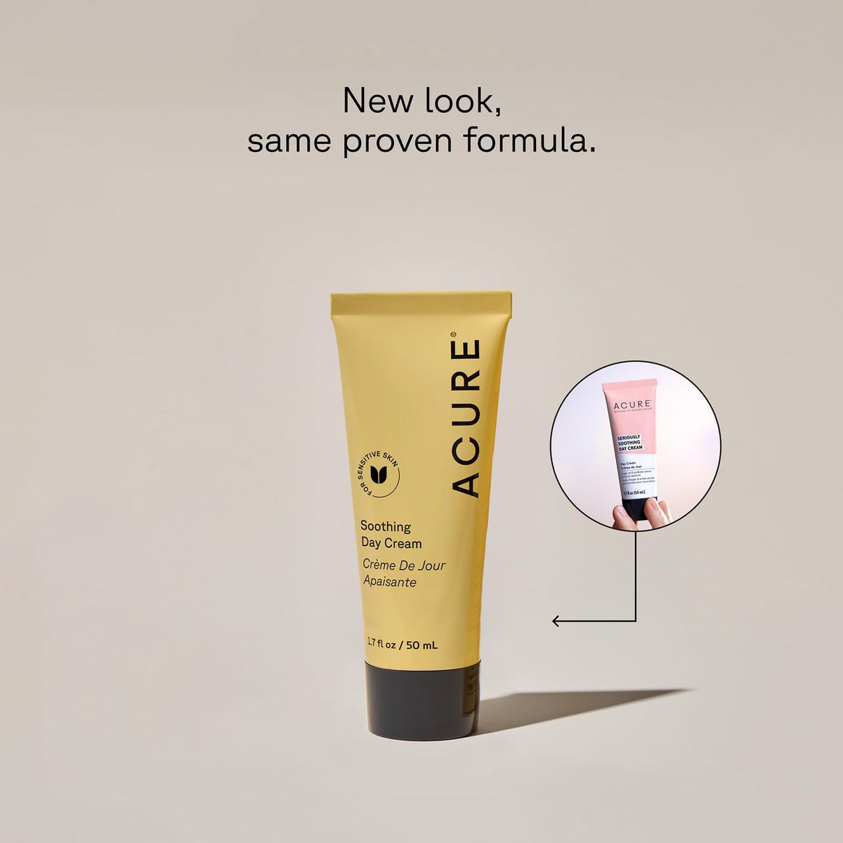 Acure close-up texture displaying creamy finish for fast absorption