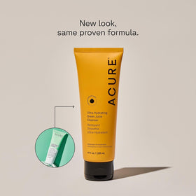 Acure texture closeup creamy-to-foam texture for gentle cleansing
