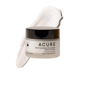 Acure front jar shot showing product packaging and brand benefits