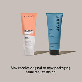 Acure pump close-up dispensing shampoo highlighting convenient application and control