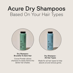 Acure two-pack placed in travel pouch for convenient on-the-go use
