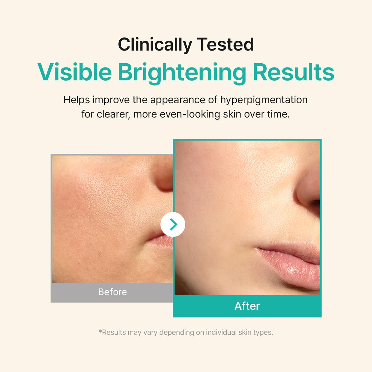 ACWELL application on skin demonstrating quick absorption and dewy finish