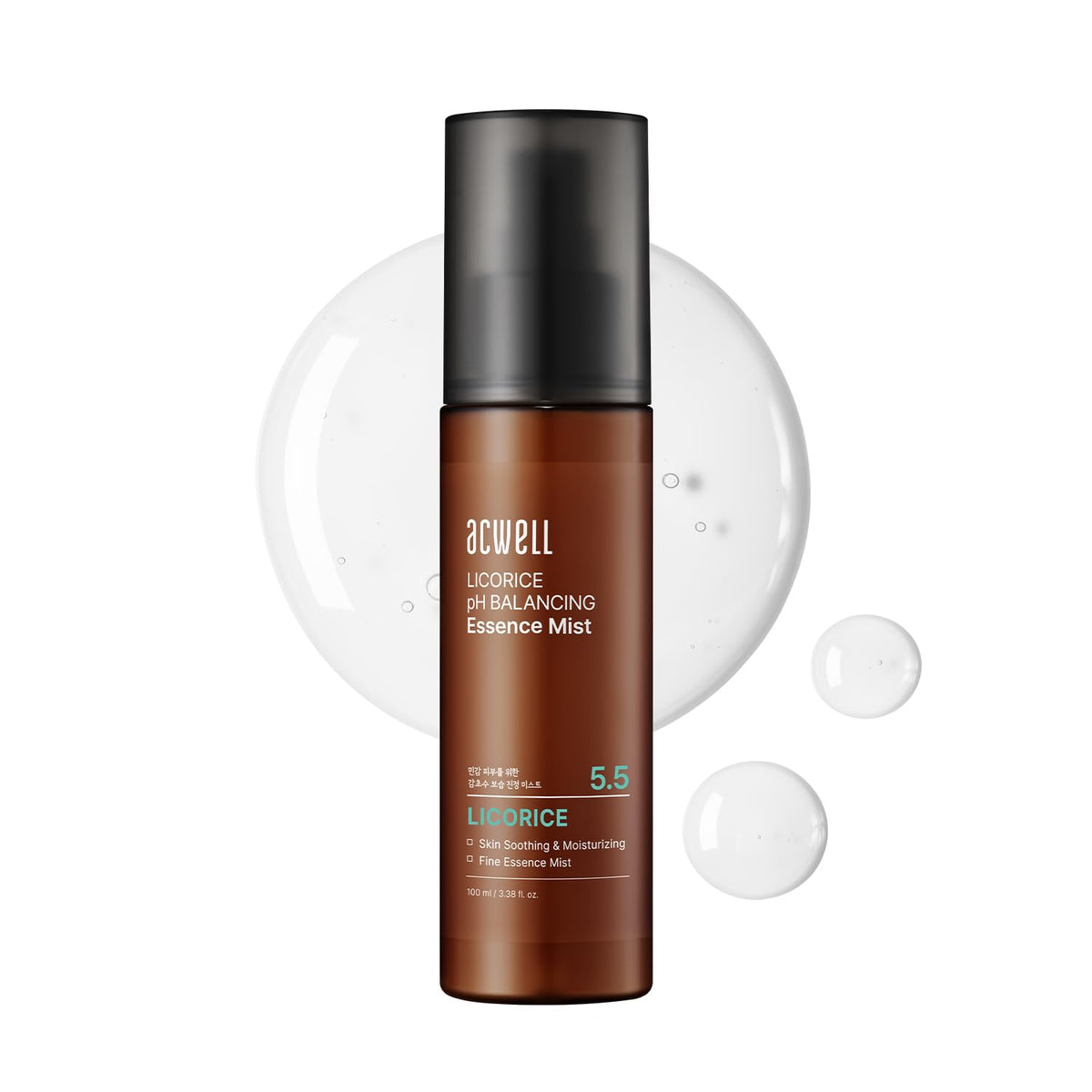 ACWELL front packaging showing label and bottle benefits