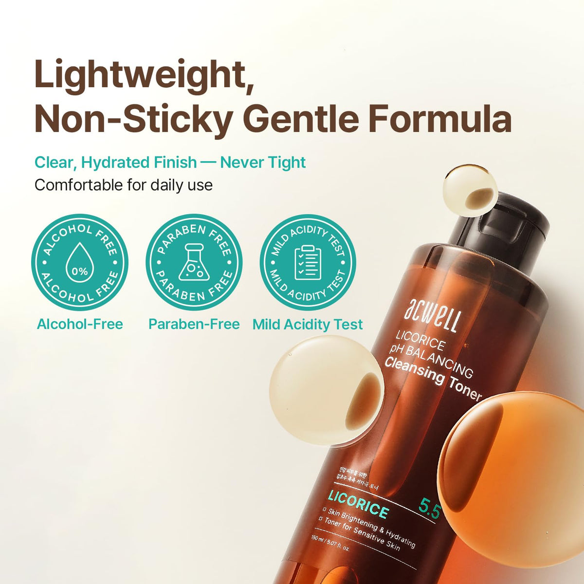 ACWELL licorice root and botanicals image showing natural brightening support