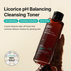 ACWELL label close-up highlighting licorice and pH 5.5 benefits
