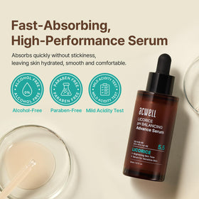 ACWELL lifestyle bathroom routine capturing daily use and layering benefits