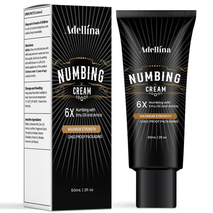 Adellina front packaging showing tube and branding for quick product ID