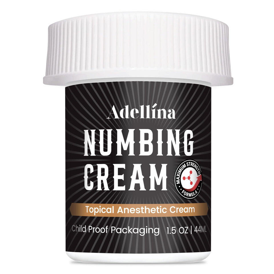 Adellina front packaging shows brand and product benefits for quick relief