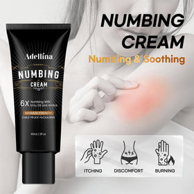 Adellina tube close-up label showing formula details and strength benefits