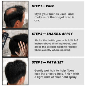 Adglamful before and after hair showing fuller look and confidence