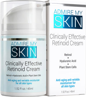 Admire My Skin front packaging showing product and branding benefits