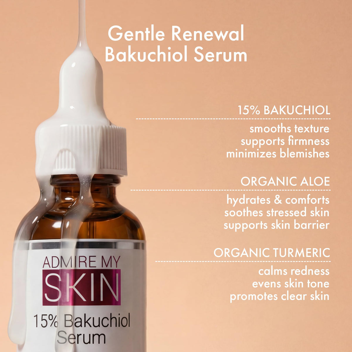 Admire My Skin organic aloe close-up, calming and hydrating benefit
