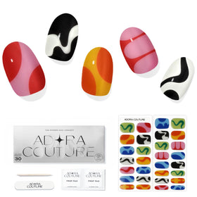 Adora Couture front packaging showing kit contents and vibrant M Tropidelic design benefit