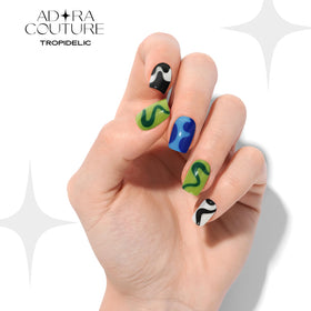 Adora Couture size comparison on hand demonstrating correct fit and professional result