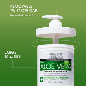 Advanced Clinicals applying lotion to elbow to soften rough skin