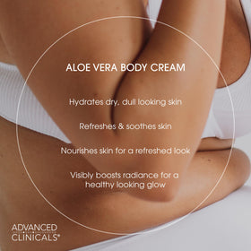 Advanced Clinicals applying lotion to hand to show quick absorption and non-greasy feel