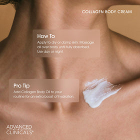 Advanced Clinicals jar staged on bathroom counter conveying daily routine support